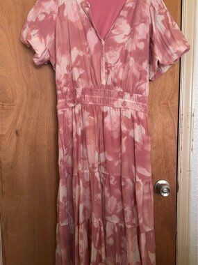 summer pink dress